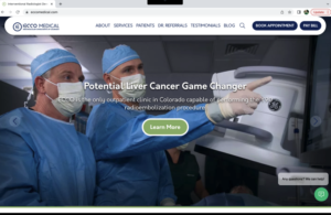 Ecco Medical Office-based lab marketing website image