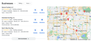 Reviews impact Google maps listings